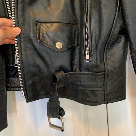 Black Biker Jacket - Picture 3 of 6